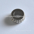 BXG024 Stainless Steel Spacer Beads Jewelry Findings Nickel Free Jewelry-Making findings loose beads through-hole connector